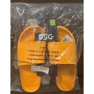 DSG Slides Men's Yellow (Mustard/Gold) Size 7 New In Bag